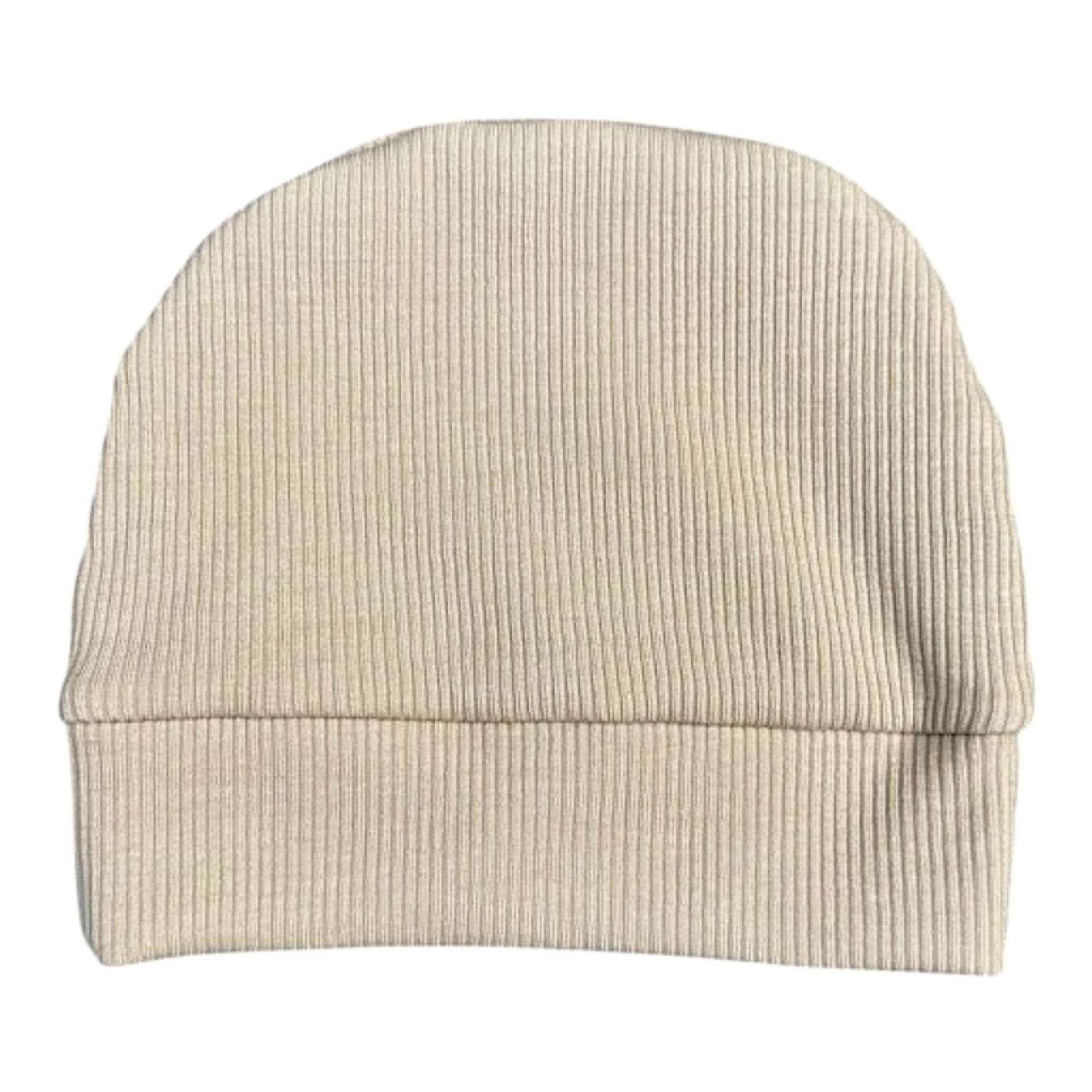 Mutsje beige rib