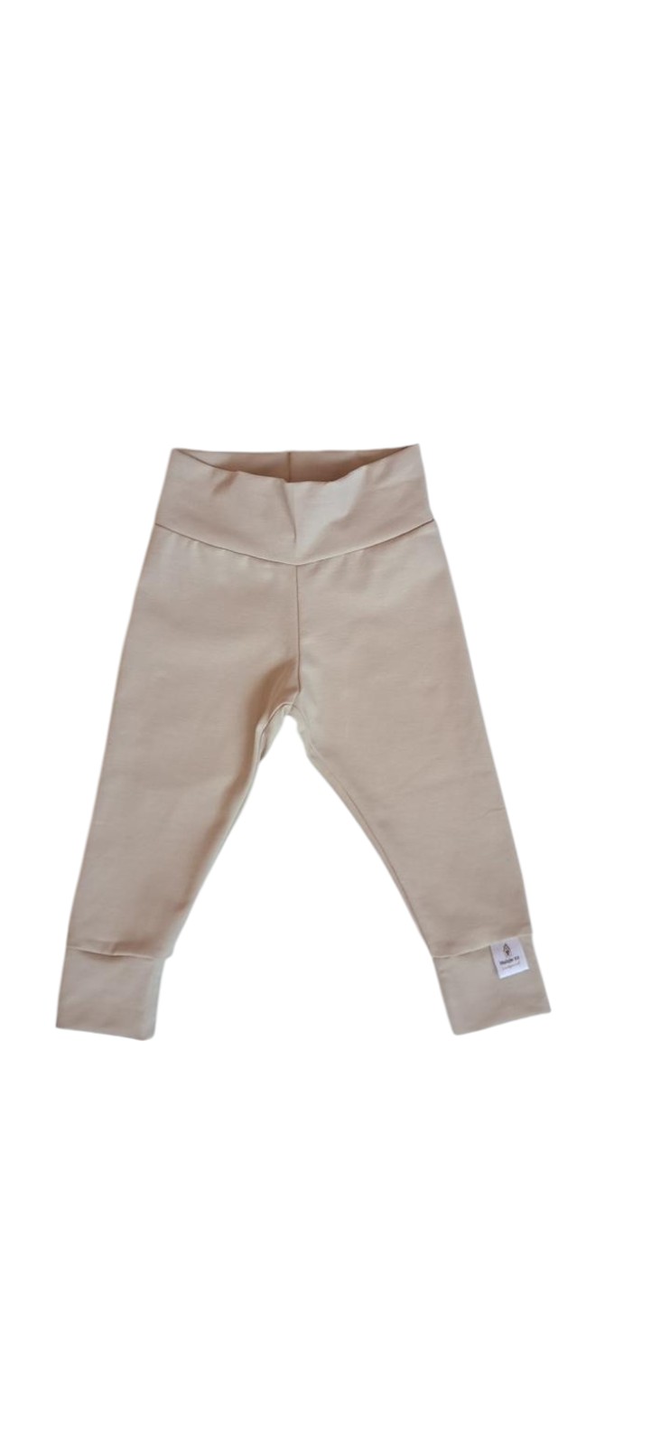 Broek effen beige
