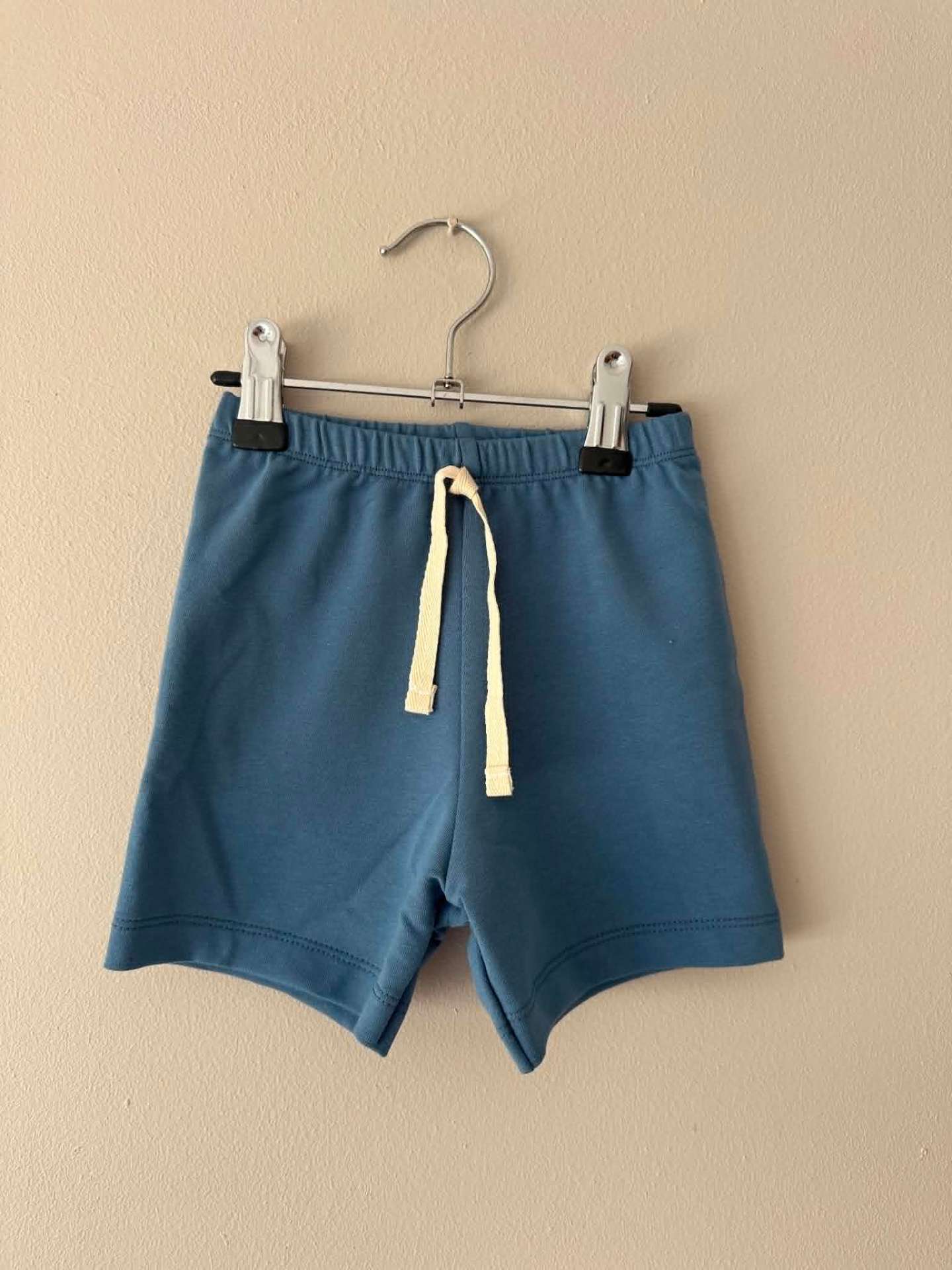 Short jeansblauw