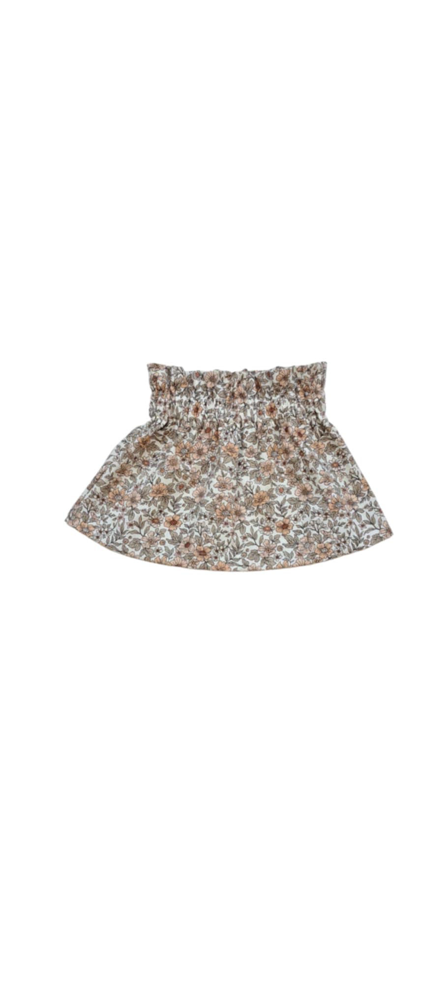 Highwaist rok groen perzik
